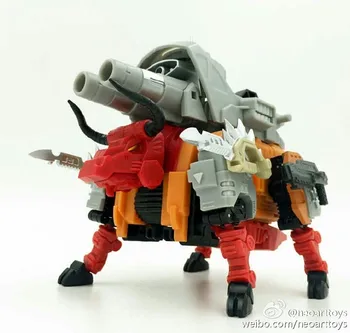 MODEL FANÚŠIKOV NA SKLADE neoart hračky ko MMC Transformáciu robota Predaking Zlosť, Rhino bison ping