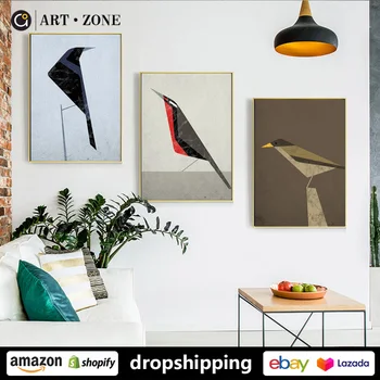 Moderné Abstraktné Vtákov, Zvierat, plagáty vytlačí plátne, obrazy na stenu umenia pre obývacia izba dekor pre spálne estetické Dielo