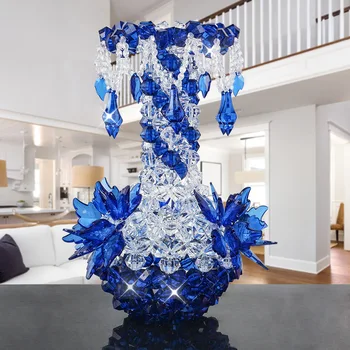 Moderné DIY ručne vyrábané Umelé kvetináče Akryl Prívesok, Fľaše, Vázy, Dekorácie Domácej Ploche, Spálne, Obývacej Miestnosti Dekorácie