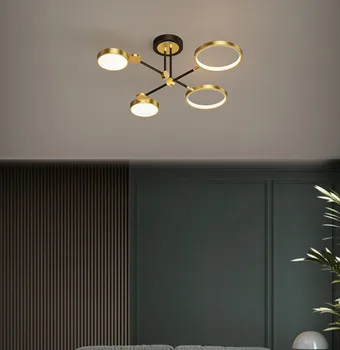 Moderné moderné led luster listry подвесные светильники luzes de teto lampes suspendues obývacej miestnosti dekorácie
