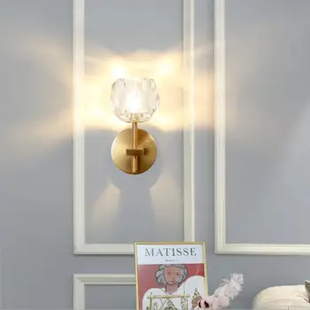 Moderné nástenné svietidlo obývacia izba crystal TV joj nástenné svietidlo nordic minimalistický uličkou kúpeľňa spálňa, nočné lampy