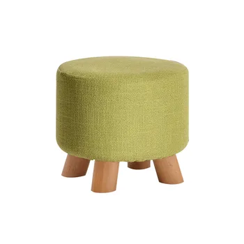 Moderné osobnosti módy dospelých húb tvorivé malé stolice masívneho dreva obývacia izba textílie úvodnom kole gauč stolice LX102931