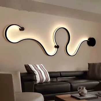 Moderné tvorivé had-tvarované nástenné lampy, spálne, chodby, hotel interiérové svietidlá 90-220V led nástenné svietidlo Doprava Zadarmo