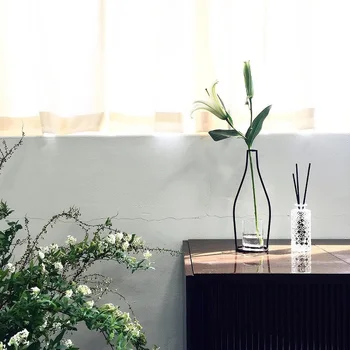 Moderné Tvorivé Nordic Železa Vázy Rastliny Police Výzdoba Domov Kvet Remesiel Ploche dekorácie Ikebana Kvetinové aranžmány