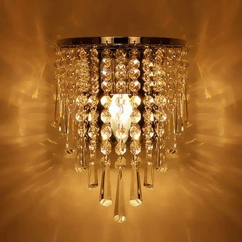 Moderné Umenie Vysoký Stupeň Crystal Nástenné Svietidlo Pre Domáce, Spálne, Obývacej Izby, Dekorácie, Interiérové Osvetlenie Európskej Luxusný Štýl