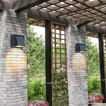 Moderný jednoduchý vodotesný LED, 5W/10W/15W vonkajšie alebo vnútorné steny ľahké nepremokavé vonkajšie Záhradné balkón nástenné svietidlo
