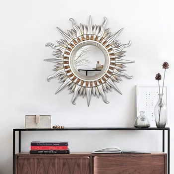 Moderný minimalistický Európsky štýl módne závesné obývacia izba tvorivé zázemie stenu verandu slnko steny krbu zrkadlo WF1105