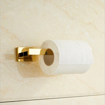 Moderný Čistý Zlatý Toaletného Papiera Držiak Na Toaletný Papier, Stojan Tkaniva Držiteľ Kúpeľňa Papier Úložné Poličky Papier, Záves