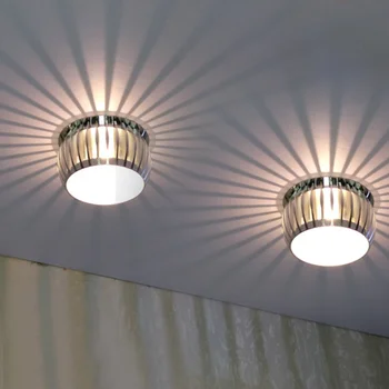 Moderný Štýl LED Nástenné Stropné svietidlo Sconce Teplá Biela Osvetlenie, Zariadenie Interiéru Svietidlo 3W E2S