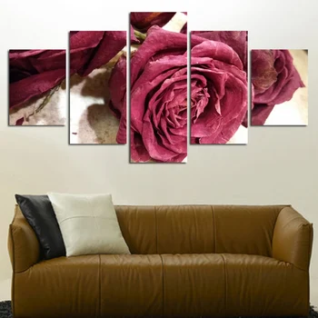 Modulárny Obrázky Art Rose Plagát na Stenu Umenie Modulárny Obrazy Pre Kuchynské Nástenné Obrazy Pre Obývacia Izba Plátno na Maľovanie FA464