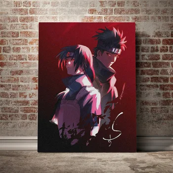 Modulárny Plátno Obrázky Shisui Itachi Uchiha Anime Maľovanie Pohode Domova Vytlačí Plagát Obývacia Izba Moderne Č Rám Wall Art