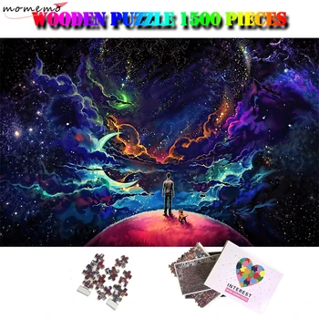 MOMEMO Snový Hviezdne Nebo 1500 Kus Dospelých Puzzle Skladačka Puzzle, Drevené Hračky, Puzzle na Mieru Ťažké 1500 Kusov Puzzle, Hračky