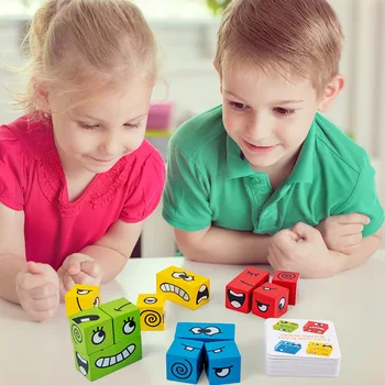 Montessori Hračky Deti Rozvíjať Mozog Puzzle Raného Vzdelávania Učebné Pomôcky Aritmetický Hračka Drevené Zodpovedajúce Hra Pamäte Šach Veku 3-7