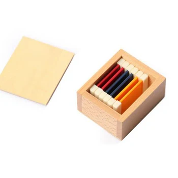 Montessori Zmyslových - Drevené Tablet Box Zmyslové Materiálov, Farieb Vzdelávania, Predškolského Vzdelávania, odbornej Prípravy Puzzle pre Deti