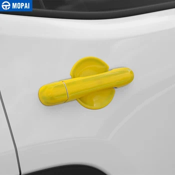 MOPAI ABS Auto Strane Dverí Rukoväť Kryt Trim Smart Lock Dekorácie, Nálepky na Jeep Renegade-2017 Exteriéru Automobilu Styling
