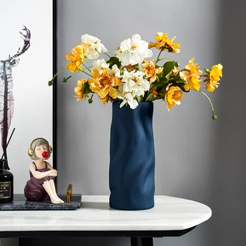 Morandi Pure Color Váza, Keramické Vázy Nordic Domova Domov Váza, Obývacia Izba Ploche Domova Darčeky, Vázy, Dekorácie Pre Domácnosť