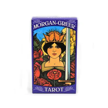 Morgan Greer Tarot Karty Paluby Strany Dosková Hra Veštenie Oracle, Hrá Karty
