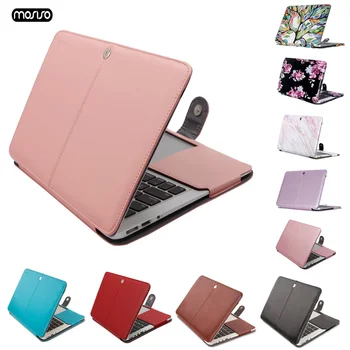 MOSISO Nové Kožené Notebooku puzdro Pre Macbook Air 11 13 Pro Retina 12 13 15 žien, Laptop Taška Pre Macbook Pro 13 Prípade pre mužov