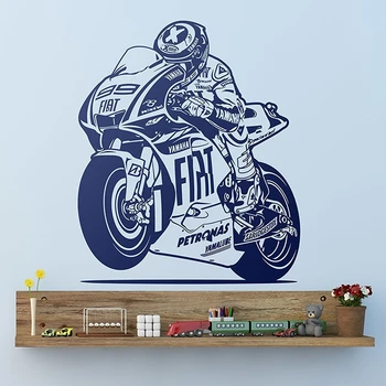 Moto GP Motocykel Závodná Nálepky Vozidla Odtlačkový Plagáty Vinyl na Stenu Pegatina Dekor nástenná maľba Nálepky Autobike Racing Obtlačky