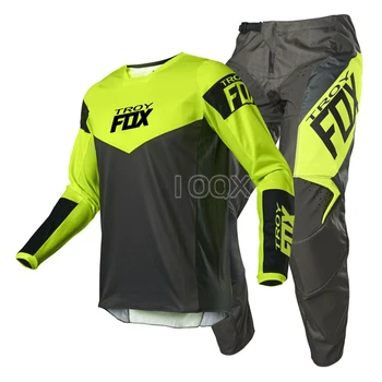 Motocross MX ATV Revn 180 Racing Suit Off-road MTB DH Dirt Bike Výstroj Jersey Nohavice Combo Motocykel Celý Oblek
