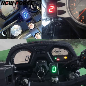 Motocykel 1-6 Úrovni Gear Indikátor Digital Gear Meter Pre Kawasaki Z750 2004-2012 Z750R 2011 2012 gearwheel meter