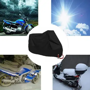 Motocykel Cover Universal Outdoor UV Protector Skúter Všetky Sezóny Nepremokavé Cyklistické Dážď Prachotesný Kryt M L XL 2XL 3XL 4XL 190T