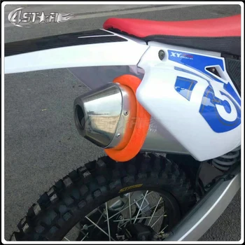 Motocykel Gumy Univerzálny Výfuk Chránič Kryt Stráže Anti-Pre horúce HONDA CR250R CR500R CRF250R CRF250L CRF450 XR250R XR400R
