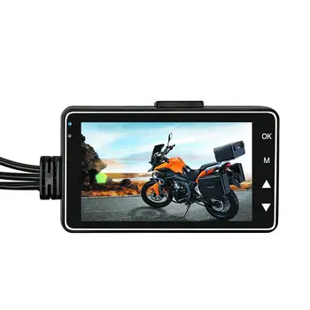 Motocykel Kamera DVR KY-MT18 Motorových Dash Cam s Špeciálneho dvojitého Predné Zadný Nahrávač Motorke Elektroniky