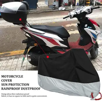 Motocykel Kryt Ochranný Vonkajší Krytý 190T Ochranu pred Slnkom Rainproof protiprachová Motorke Kryt Dážď