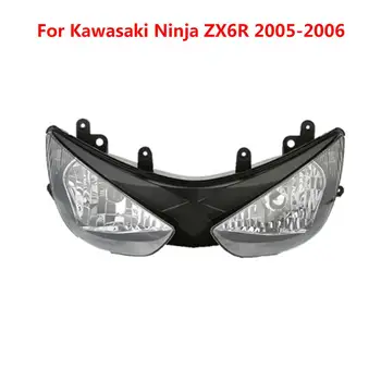 Motocykel Predných Svetlometov Pre Kawasaki Ninja ZX6R 2003-2004 2005-2006 2007-2008 2009-2012 2013-2016
