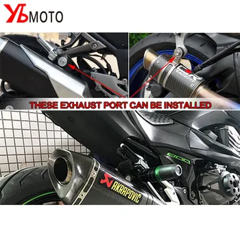 Motocykel Výfukových Jazdca Crash Protector Pad Pre KAWASAKI Z250/Z300/Ninja 250/Ninja 300/Z800/Z750, Z900 Z1000R Z1000 ZX14R