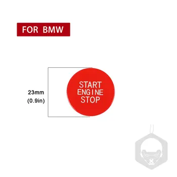 Motor auta Štart Stop vypínač Napájania Zapaľovanie Tlačidlo Pre BMW Radu 3 X5 X6 G20 G05 G06 G07 G14 G29 F40 F44 Motora Prepnite Tlačidlo