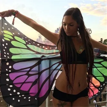 Motýlích Krídel zakryť Lete Reciente Ronda Mandala Tém Indio de Piknik Toalla Manta Esterilla mujeres surf beach