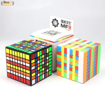Moyu Kocka MF8 8x8x8 Kocka 8x8 Cubo Migico Black/Stickerless Profesionálne Puzzle 8*8 Mini Cube Vzdelávacie Hračka Dieťa