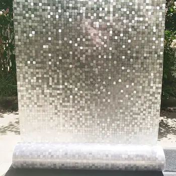 Mozaika elektrostatické sklo fólia tepelná izolácia film obývacia izba, kúpeľňa posuvné dvere dekorácie okna mriežka okno nálepky