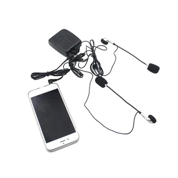 MP3 Motorových Prilba Headset Upravený Motocykel Prilba Intercom Slúchadlá Príslušenstvo 3,5 mm Konektor Priemer