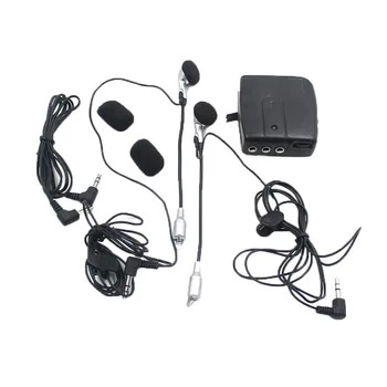 MP3 Motorových Prilba Headset Upravený Motocykel Prilba Intercom Slúchadlá Príslušenstvo 3,5 mm Konektor Priemer