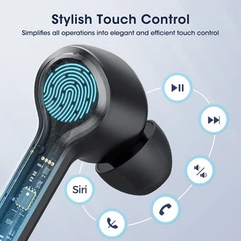 Mpow M9 40hrs Lka iPX7 Nepremokavé Bluetooth 5.0 TWS Slúchadlá Mono/Twin Režime In-Ear Slúchadlá Dotykové Ovládanie Pre iPhone Xiao