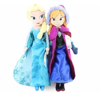 Mrazené Princezná Anna& Elsa plyšové hračky, Disney bábiky Deti, dievčatá Darček k Narodeninám