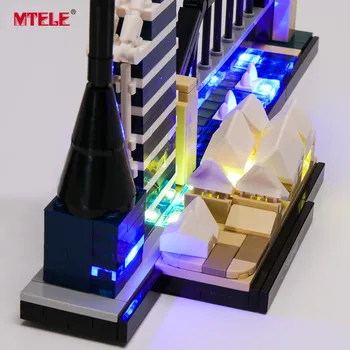 MTELE Značky LED Svetlo Do Auta Pre Architektúry Sydney Hračky Kompatibilný S 21032 (NIE Zahŕňajú Modelu)