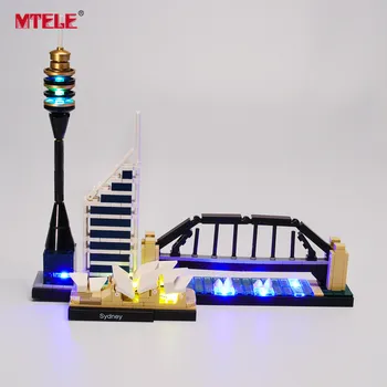 MTELE Značky LED Svetlo Do Auta Pre Architektúry Sydney Hračky Kompatibilný S 21032 (NIE Zahŕňajú Modelu)