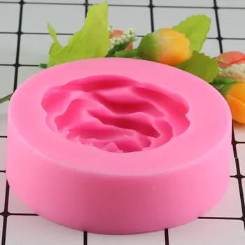 Mujiang 3D Rose Tvar Mydla Silikónové Formy Čokoláda Plesne Zásobník Domáce Čo DIY Kvet Mydlo Formy