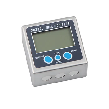 Multi-funkčné Digitálne Inclinometer Zliatiny Zinku Shell 360-Stupňový Elektronický Uhlomeru Mini Digital Uhol Rozchod s Magnetom