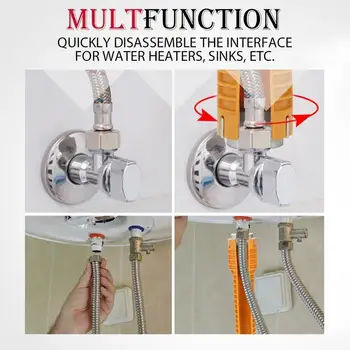 Multi-Munction vodovodné Potrubia Kľúča Kúpeľne Sanitárne zariadenia, Nástroj pre Domácnosť Batérie Uhol Ventil Drez Opravy a Disassemb