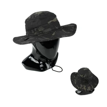 Multicam Čierne pánske Taktické Vedierko Klobúk so širokým brimmed okraji MCBK armády Kolo-brimmed Slnko Boonies klobúk Vonkajšie Camo vedierko hat