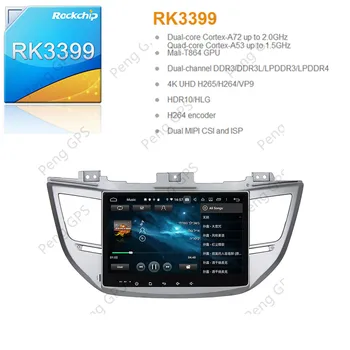 Multimediálne Pre Hyundai Tucson 2017 IX35 Android Rádio kazetový rekordér Auto Stereo Prehrávač PX6 Audio GPS Navigácie Vedúci jednotky DSP