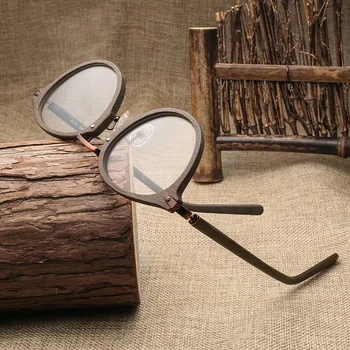MUZZ Predpis Okuliare Rámy Mužov krátkozrakosť, okuliare, rám Drevo Obilia Optické Okuliare, Rám so Ženami, kovový rám Acetát