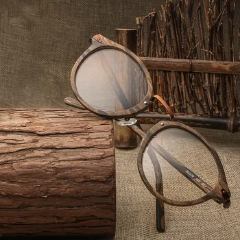 MUZZ Predpis Okuliare Rámy Mužov krátkozrakosť, okuliare, rám Drevo Obilia Optické Okuliare, Rám so Ženami, kovový rám Acetát