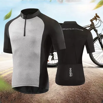 Muži Cyklistika Dres Topy Pružná Priedušná MTB Jersey Racing Cyklus Oblečenie Krátky Rukáv 2019 Bicykli Jersey Tričko Maillot Ciclismo