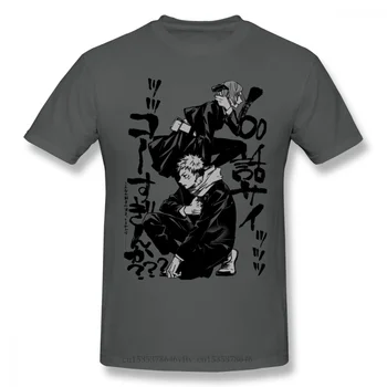 Muži Jujutsu Kaisen Itadori Megumi Fushiguro Satoru Anime T-Shirts Zábavné Topy Pohode Čistej Bavlny Tees Harajuku Tričko